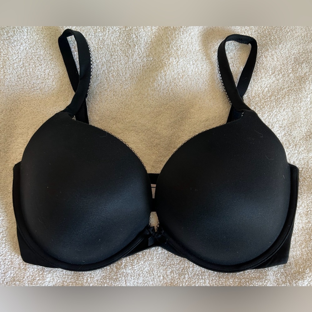 Victoria’s Secret Black Lace Trim Push-Up Bra
